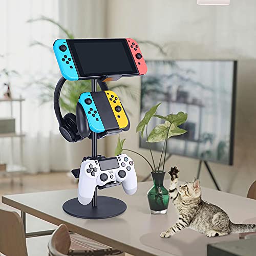 Controller Stand 3 Tier with Headphone Holder for Xbox PS4 PS5 Nintendo Switch C127626