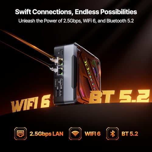 ACEMAGIC Mini PC N95 8GB LPDDR5 256GB SSD Dual Gigabit Ethernet L272401