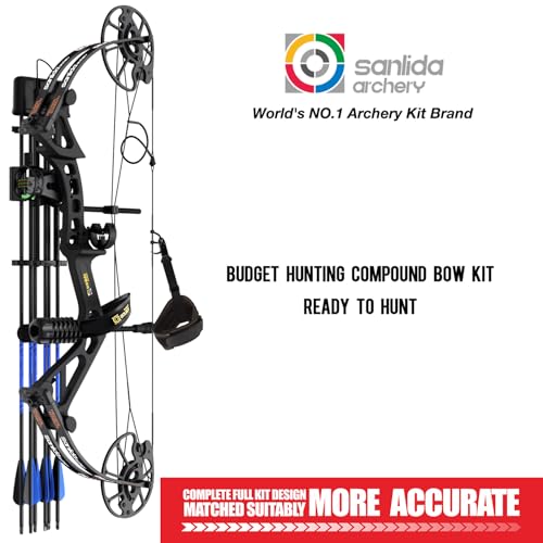 Sanlida Dragon X7 Compound Bow Package for Adults, Archery Bow and Arrow Set W579
