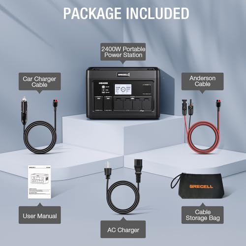 GRECELL 300W Portable Power Station, 230Wh Solar Generator with USB-C PD M376989