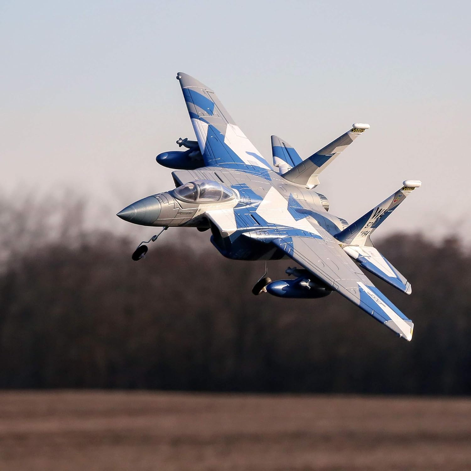 E-flite RC Airplane F-15 Eagle 64mm EDF BNF Basic U4913