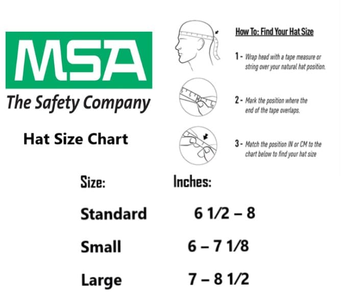 MSA Skullgard Full-Brim Hard Hat with Pinlock Suspension P2617