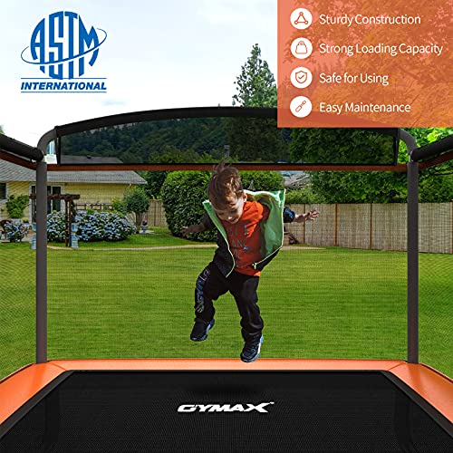 GYMAX 6FT Toddler Trampoline with Swing & Safety Net, Indoor/Outdoor C259094