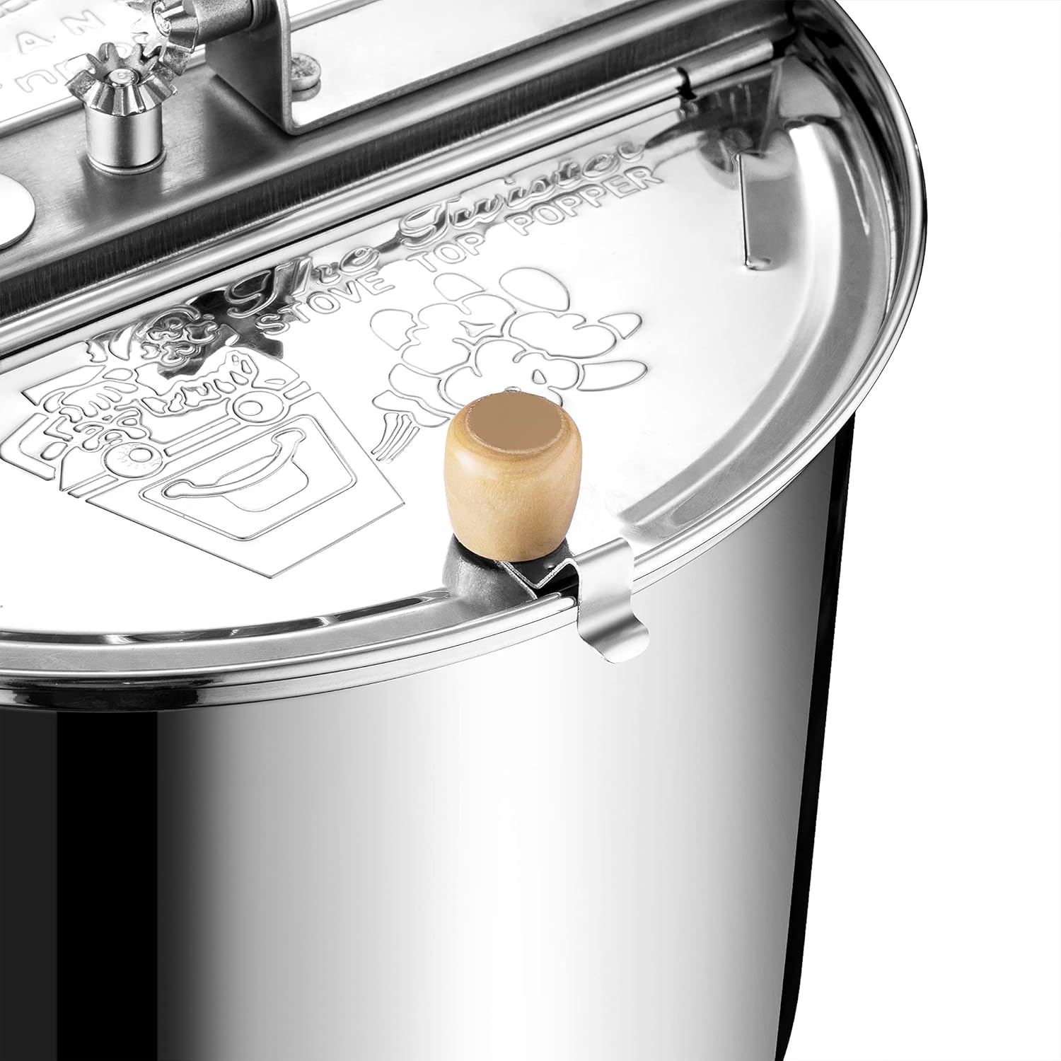 Great Northern Popcorn 6251 Stainless Steel Stovetop Popcorn Popper 6.5-Quart S5424