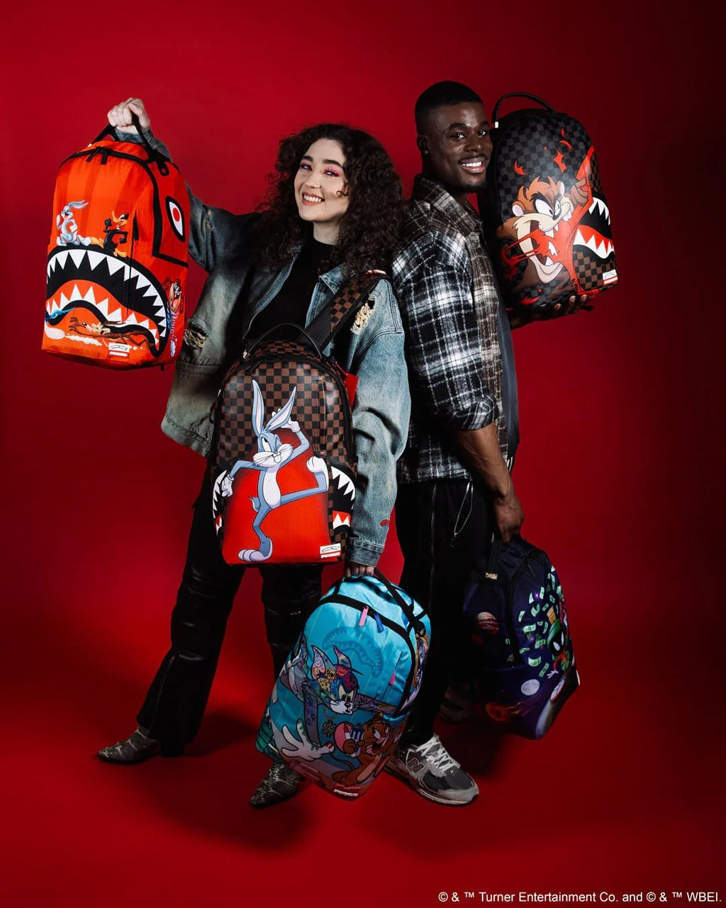 SPRAYGROUND LOONEY TUNES SHARK RUN DLXSR Backpack D229104