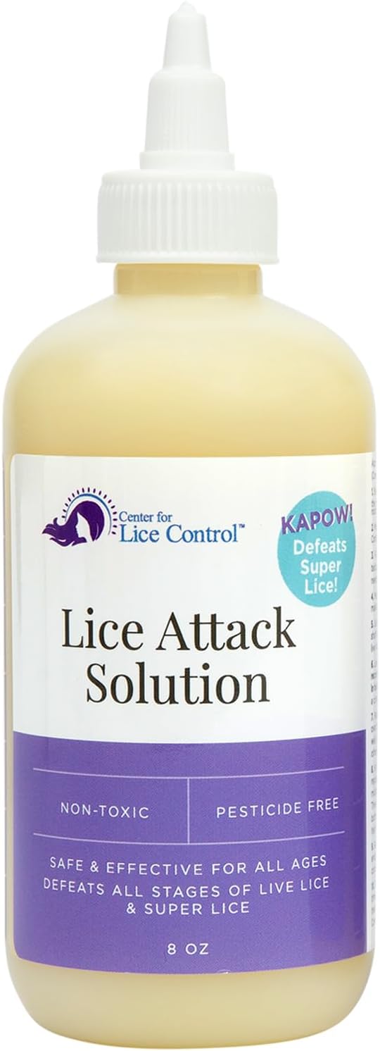 Kapow! 8oz Head Lice Shampoo, Lice Treatment for Kids & Adults, Lice Shampoo That Kills Eggs & Lice, Head Lice Treatment Extra Strength Family, Sensitive Scalp Lice Prevention Shampoo for All Ages