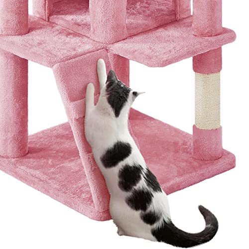 Yaheetech 54in Cat Tree Tower Condo Furniture with Scratch Post Y196