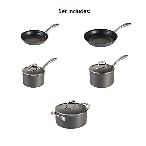 Tramontina Hard Anodized Covered Stock Pot 8 Qt A767844