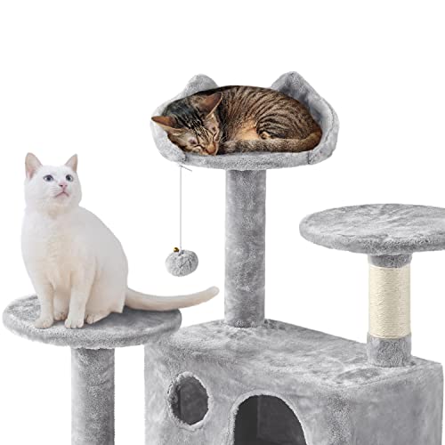 Yaheetech 54in Cat Tree Tower Condo Furniture with Scratch Post Y196