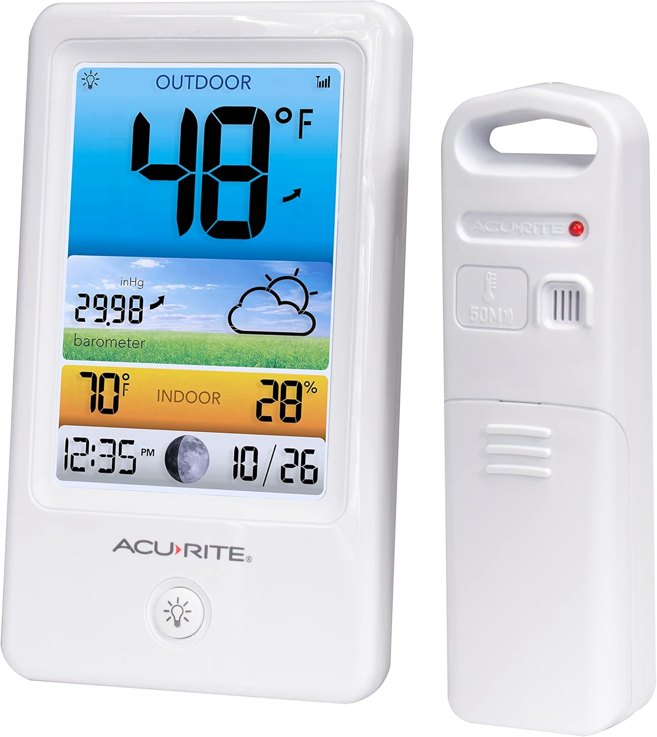 AcuRite Color Weather Station with Temperature, Humidity and Forecast B539