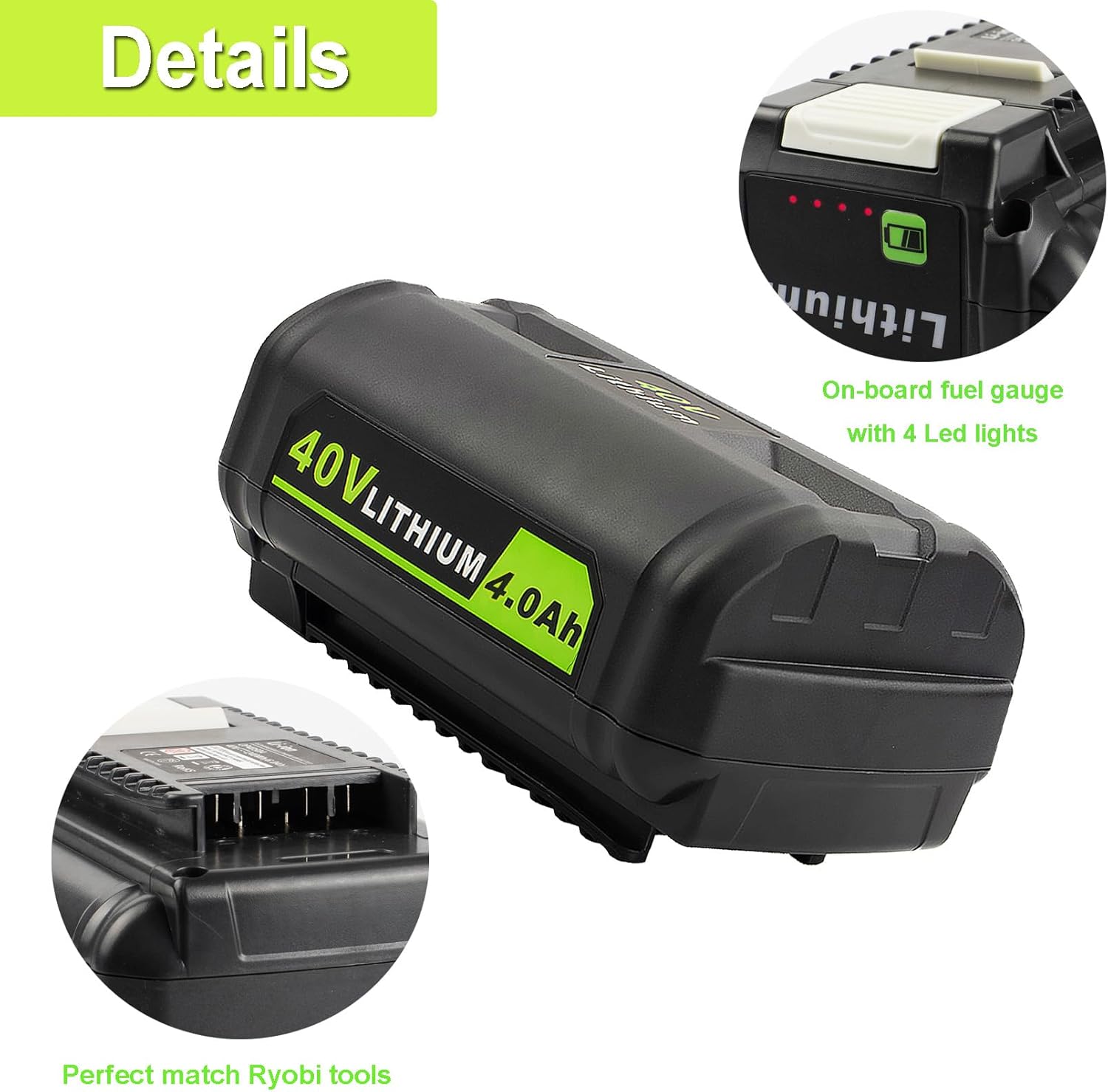 Ryobi 40V 4.0Ah Replacement Lithium Ion Battery Y23497
