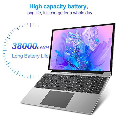 16 Inch Laptop, 16GB DDR4 512GB SSD, FHD IPS Display, Notebook Computer N511497