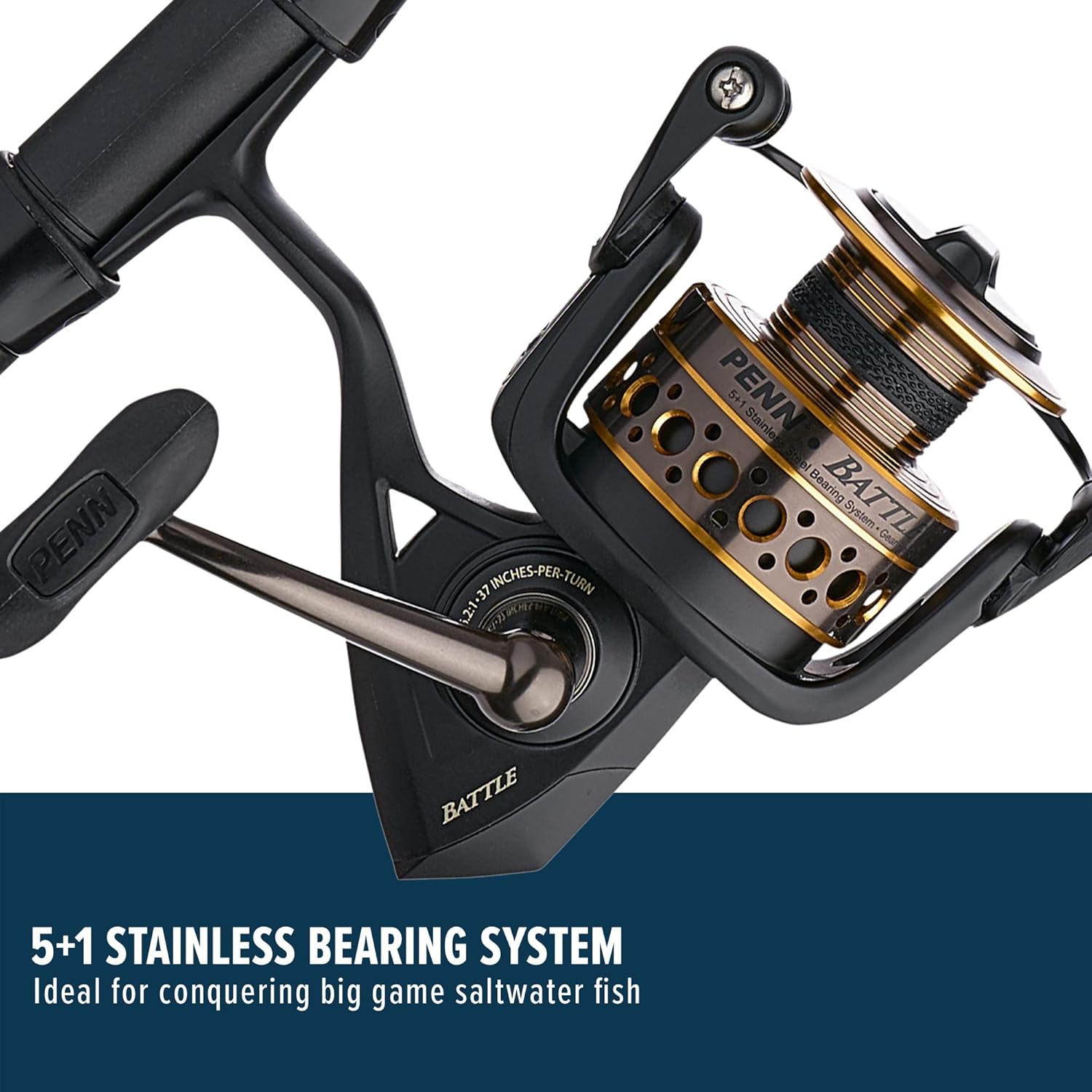 Penn Battle Spinning Reel and Fishing Rod Combo M312764