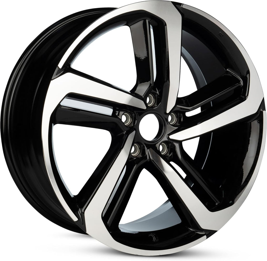 2018-2022 Honda Accord 19 Inch Black Machine Face Diamond Cut Rim L4925