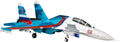 E-flite RC Airplane SU-30 Twin 70mm EDF BNF Basic (Transmitter, Battery and Charger not Included) with AS3X & Safe Select, 1100mm, EFL01050
