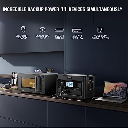 GRECELL 300W Portable Power Station, 230Wh Solar Generator with USB-C PD M376989