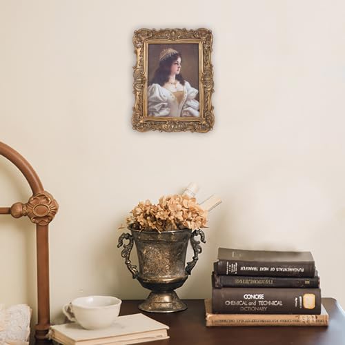 Antique Picture Frames 8x10 Vintage Victorian Ornate with Glass, Black S55546