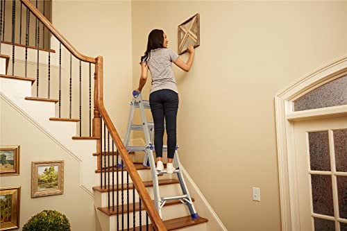 COSCO 18 ft Aluminum Multi-Position Ladder, 300 lb Type IA Y5449