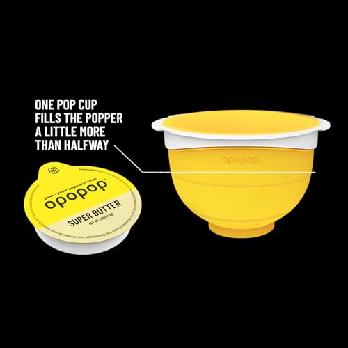 Opopop Microwave Popcorn Variety 12-Pack with Silicone Popcorn Popper W43463