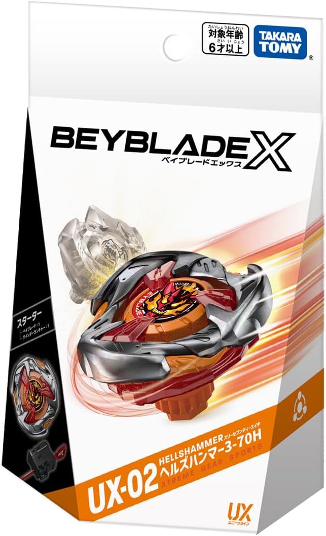 Beyblade X UX-02 Starter Hell's Hammer 3-70H S676797