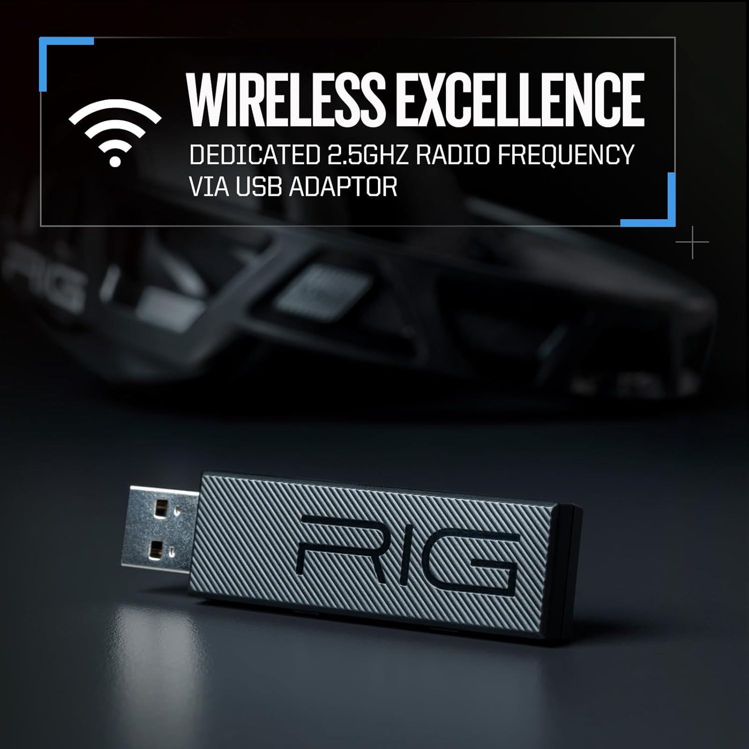 RIG 700HD Ultralight Wireless Gaming Headset for PC, Mac, PS4, PS5, USB W386