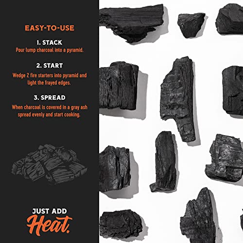 Fire & Flavor Premium All Natural Hardwood Lump Charcoal D127219