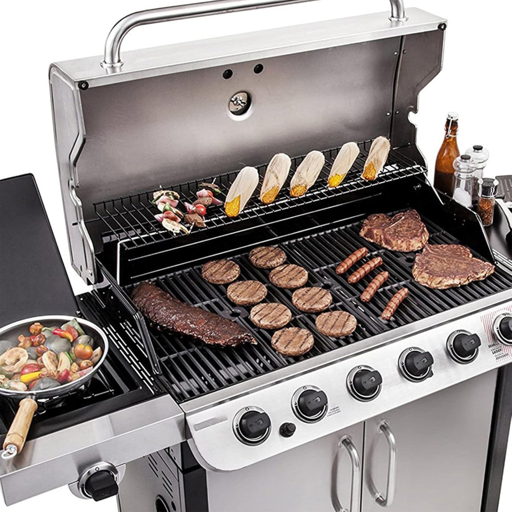 Utheer Burner Tube and Cooking Grate for Charbroil Performance 475 4 Burner Gas Grill N6204
