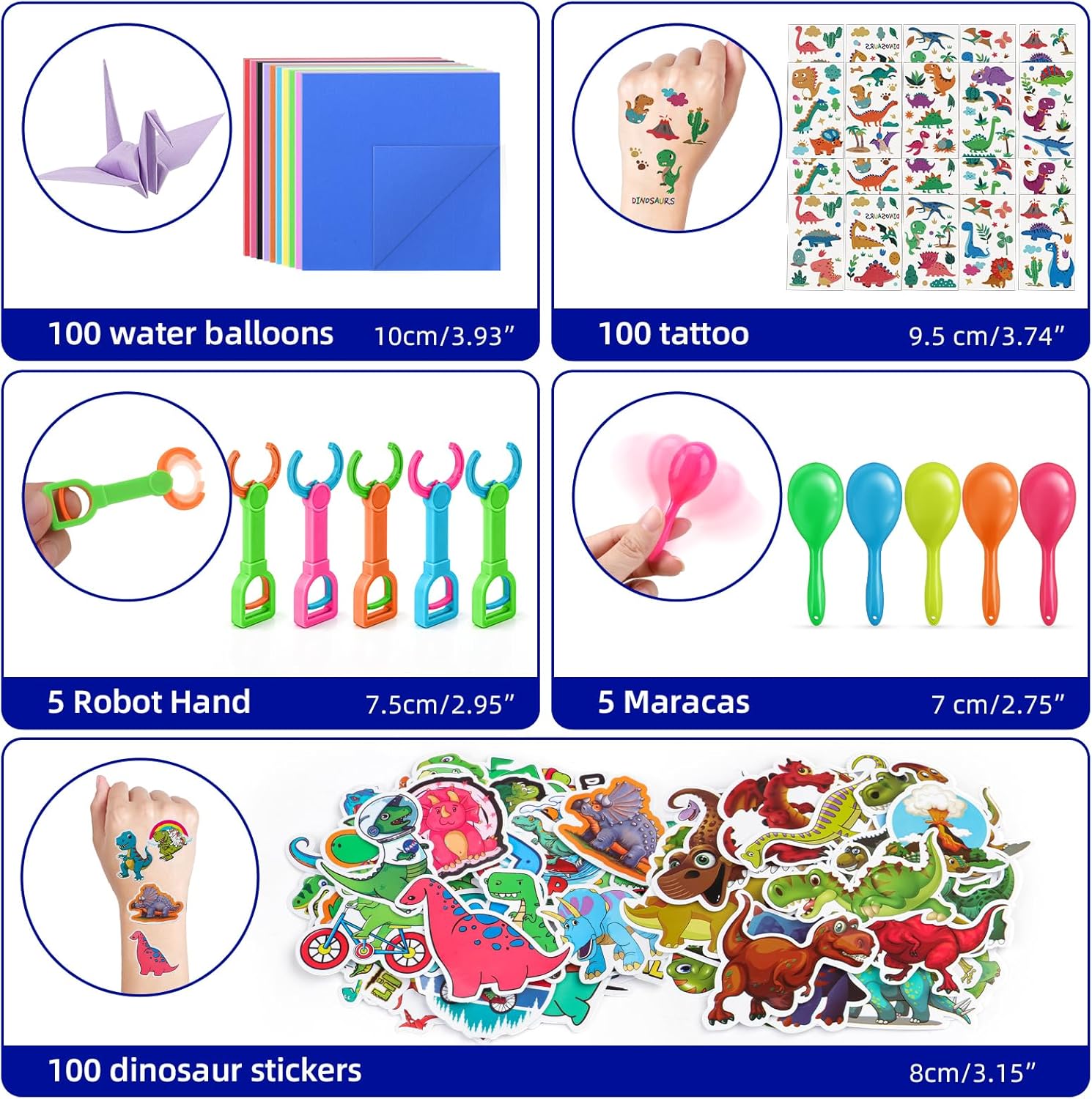 Amy&Benton 1000PCS Carnival Prizes for Classroom Rewards Treasure Box Toys Q662894