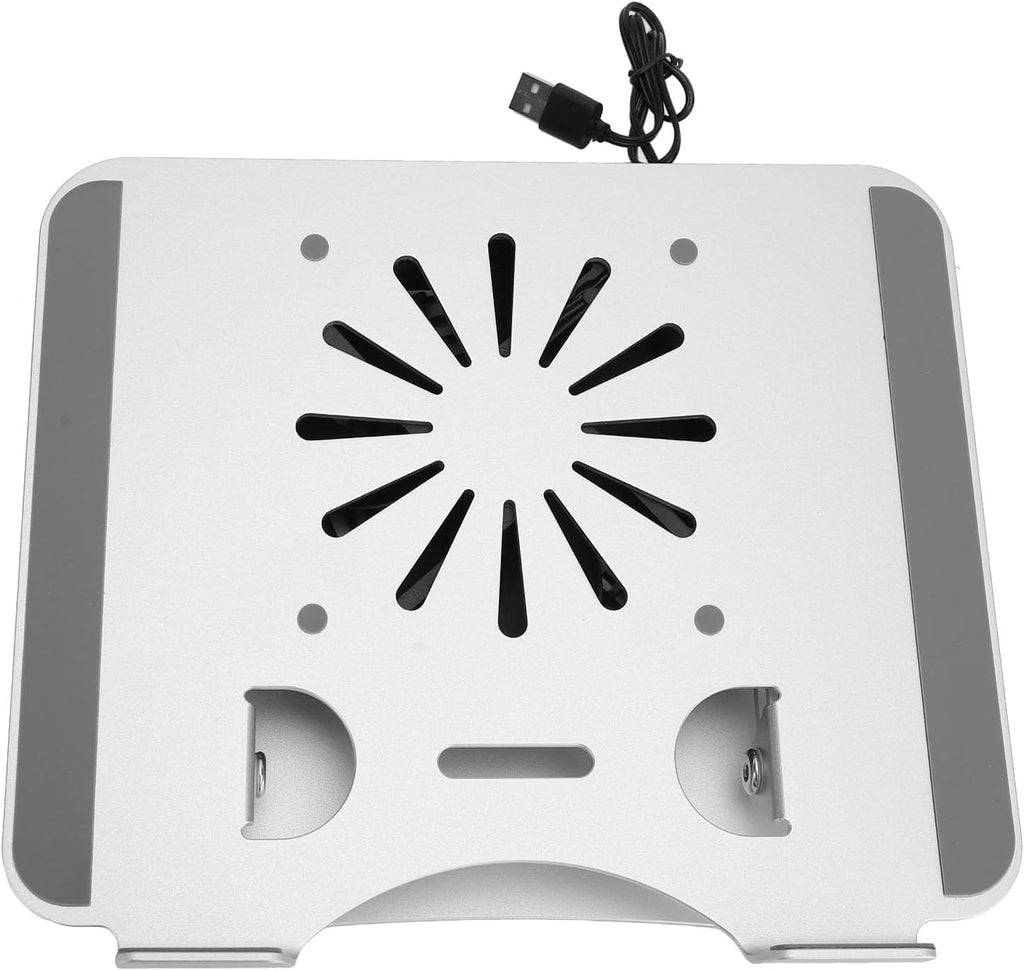 Laptop Cooler Stand, 17in Foldable Aluminum Alloy Cooling Pad with USB Fan G9712