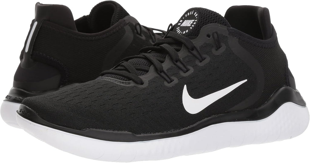 Nike Women's Free RN 2018 Running Shoe Black/White F617