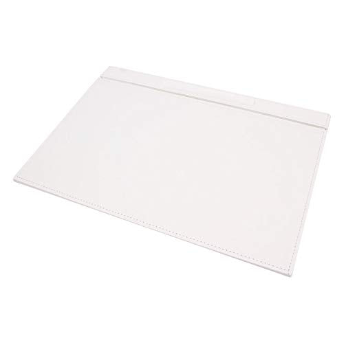 Leather Desk Pad Organizer Set 14 Pieces White C658005