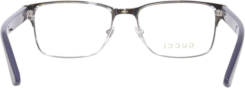Gucci GG0750O 003 Eyeglasses Men's Blue Full Rim Rectangle R81573