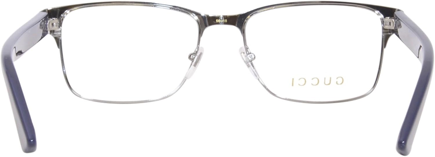 Gucci GG0750O 003 Eyeglasses Men's Blue Full Rim Rectangle R81573