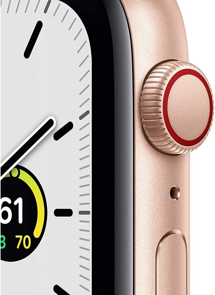Apple Watch SE 44mm Gold Aluminum GPS+Cellular (Renewed) C953