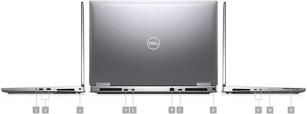 Dell Precision 7000 7740 Workstation Laptop, 17.3" FHD, Core i7, 32GB RAM, 2TB SSD, RTX 3000, Silver L5497