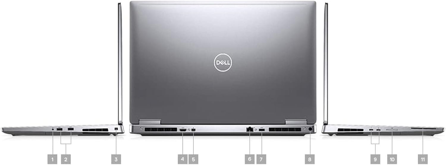 Dell Precision 7000 7740 Workstation Laptop, 17.3" FHD, Core i7, 32GB RAM, 2TB SSD, RTX 3000, Silver L5497