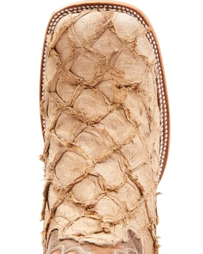 Cody James Men's Exotic Pirarucu Western Boot Broad Square Toe X11199