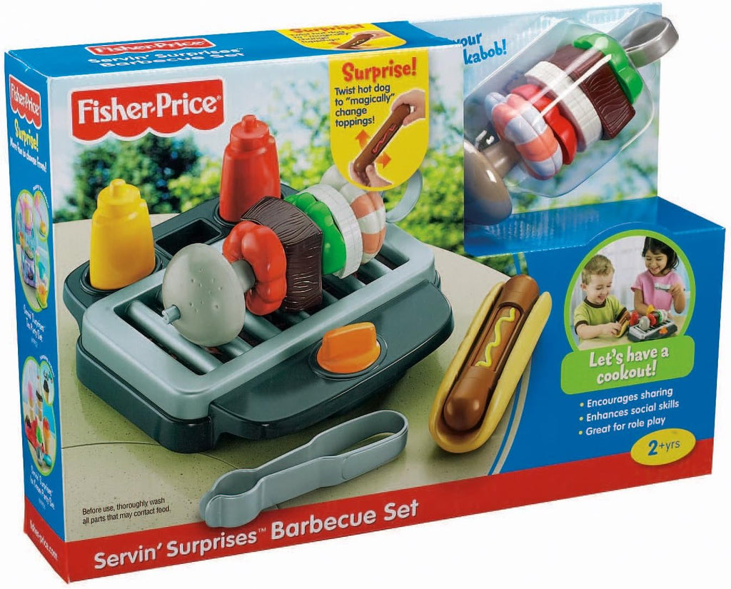 Fisher-Price Servin' Surprises Barbeque Grill Play Food Set P838