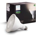 Philips Hue Smart PAR38 LED Bulb - Soft Warm White Light - 1 Pack - 1300LM - E26 - Outdoor - Weatherproof - Control with Hue App - Works with Alexa, Google Assistant and Apple Homekit