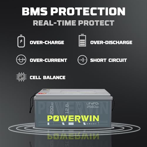 12V 100Ah LiFePO4 Lithium Battery with 100A BMS for RV Marine Off Grid V45695