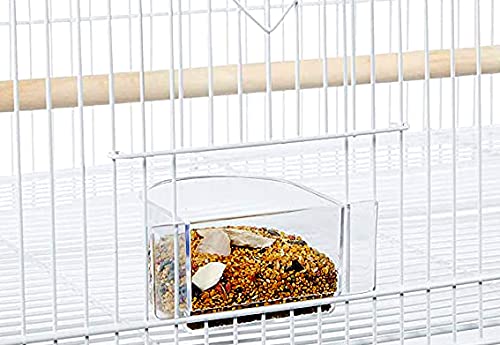 Breeding Bird Flight Cage for Canary Parakeet Aviaries Budgies LoveBird Finch (Large 30" Black Divider) K96264