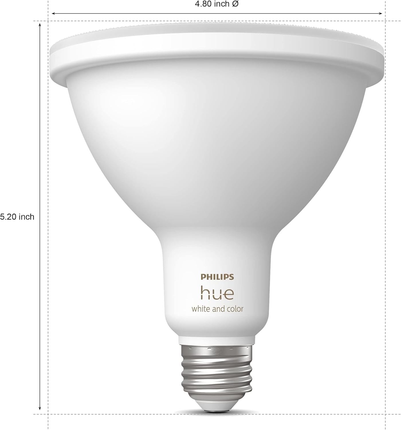 Philips Hue Smart 100W PAR38 LED Bulb & Bridge E4148