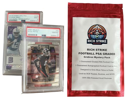Rich Stike Football PSA Mystery Pack Gridiron Edition M292