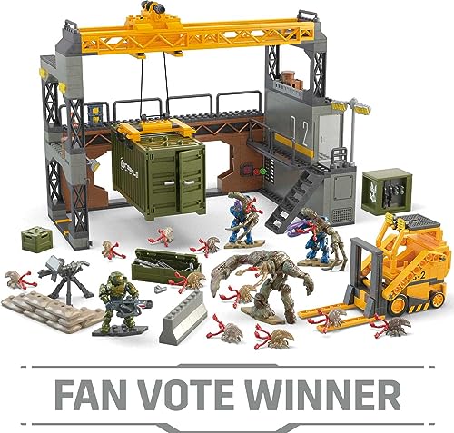 Mega Halo Infinite Building Toys Set, 634 Pieces, 4 Micro Action Figures G271779