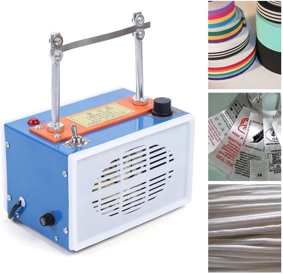 Electric Rope Cutter 110V 200W Hot Knife Cord Tape Cutting Machine S226577