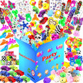 100 Pcs Party Favors Treasure Box Toys for Classroom Carnival Prizes Rewards, Stocking Stuffers, Goodie Bag Stuffers for Kids Party, Pinata Fillers Birthday Gifts Bulk Toys