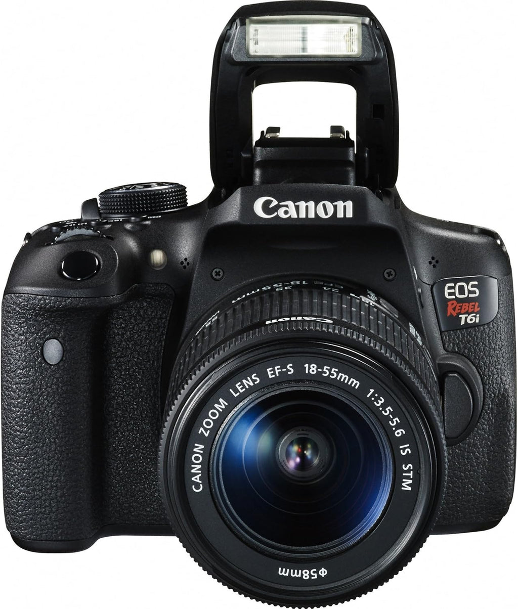 Canon EOS Rebel T6i Digital SLR with EF-S 18-55mm STM Lens O95306