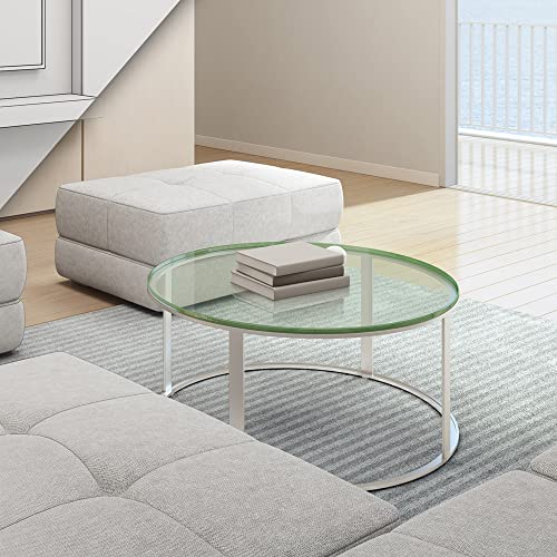 22" Round Tempered Glass Table Top, 3/8" Thick M257