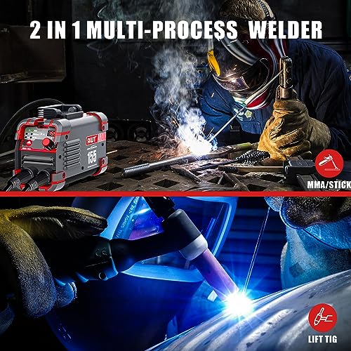 AWT Stick Welder 155Amp 2 in 1 ARC/Lift TIG Welding Machine 110/220V L2161