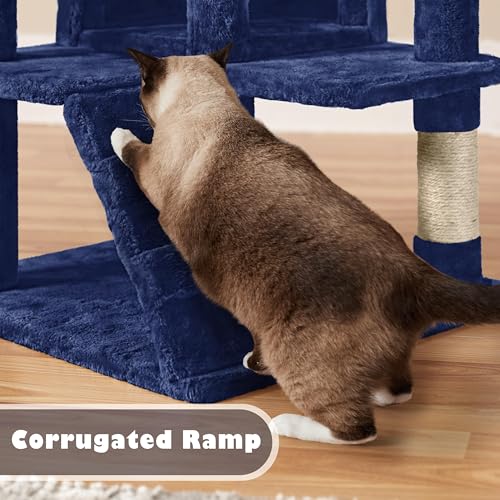 Yaheetech 54in Cat Tree Tower Condo Furniture with Scratch Post Y196